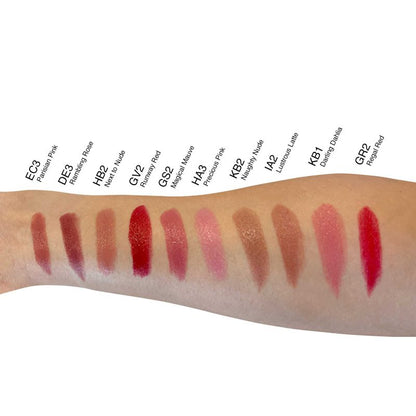 Luxury Cream Lipstick - Vegan, Paraben Free, Cruelty Free